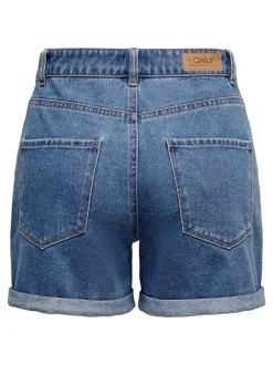 ONLVEGA Vita alta Regular Fit Bermuda in jeans