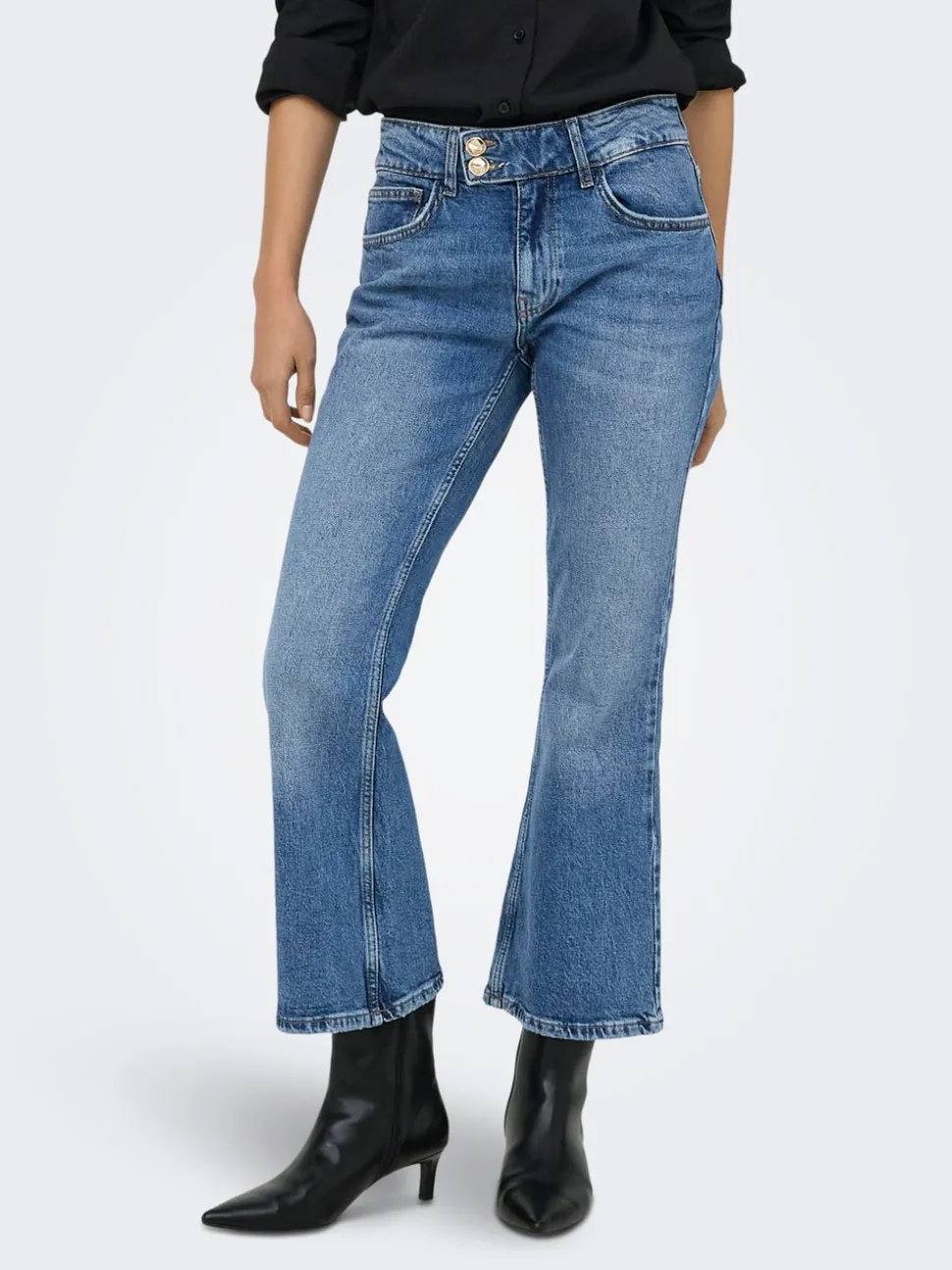 ONLVIOLET Vita alta Flared Fit Lunghezza alla caviglia Jeans