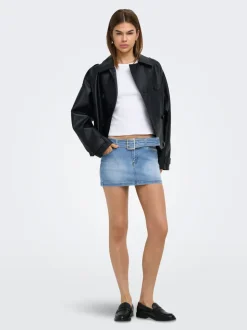 ONLWAUW Gonna in jeans Minigonna