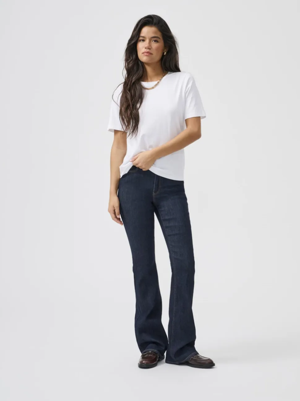 ONLWAUW Vita alta Flared Fit Jeans