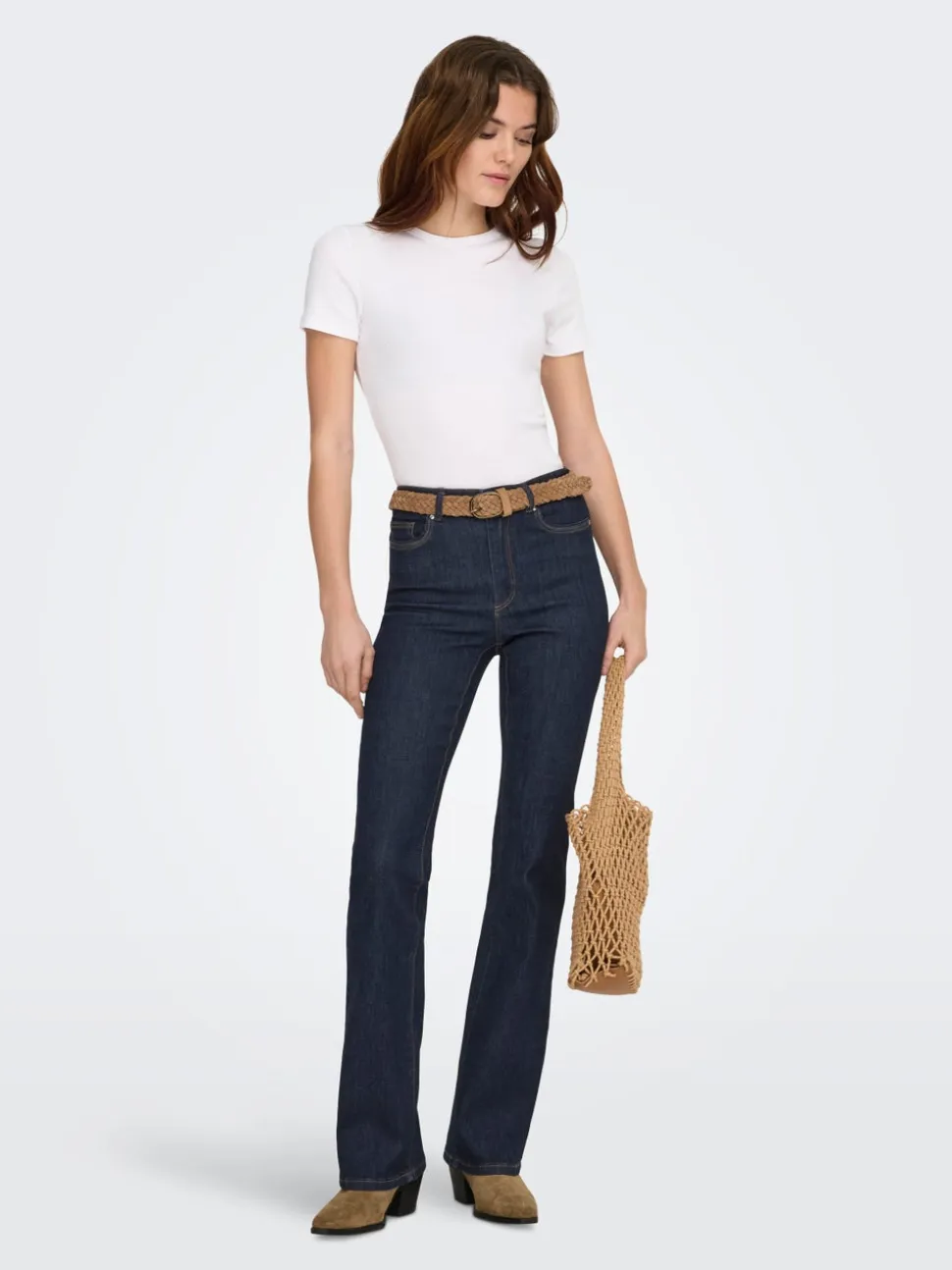 ONLWAUW Vita alta Flared Fit Jeans