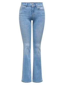 ONLWAUW Vita media Flared Fit Jeans