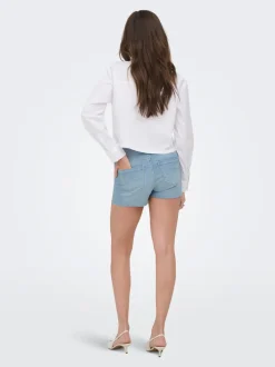 ONLWAUW Vita media Regular Fit Bermuda in jeans