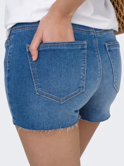 ONLWAUW Vita media Regular Fit Bermuda in jeans