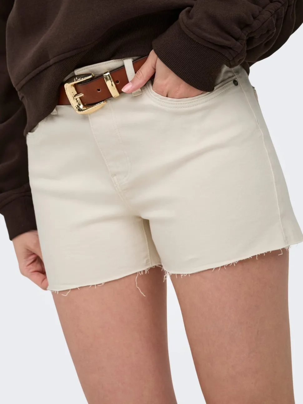 ONLWAUW Vita media Regular Fit Bermuda in jeans