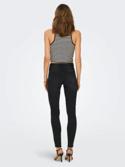 ONLWAUW Vita media Skinny Fit Jeans
