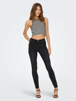 ONLWAUW Vita media Skinny Fit Jeans