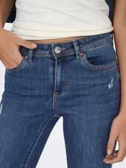 ONLWAUW Vita media Skinny Fit Jeans