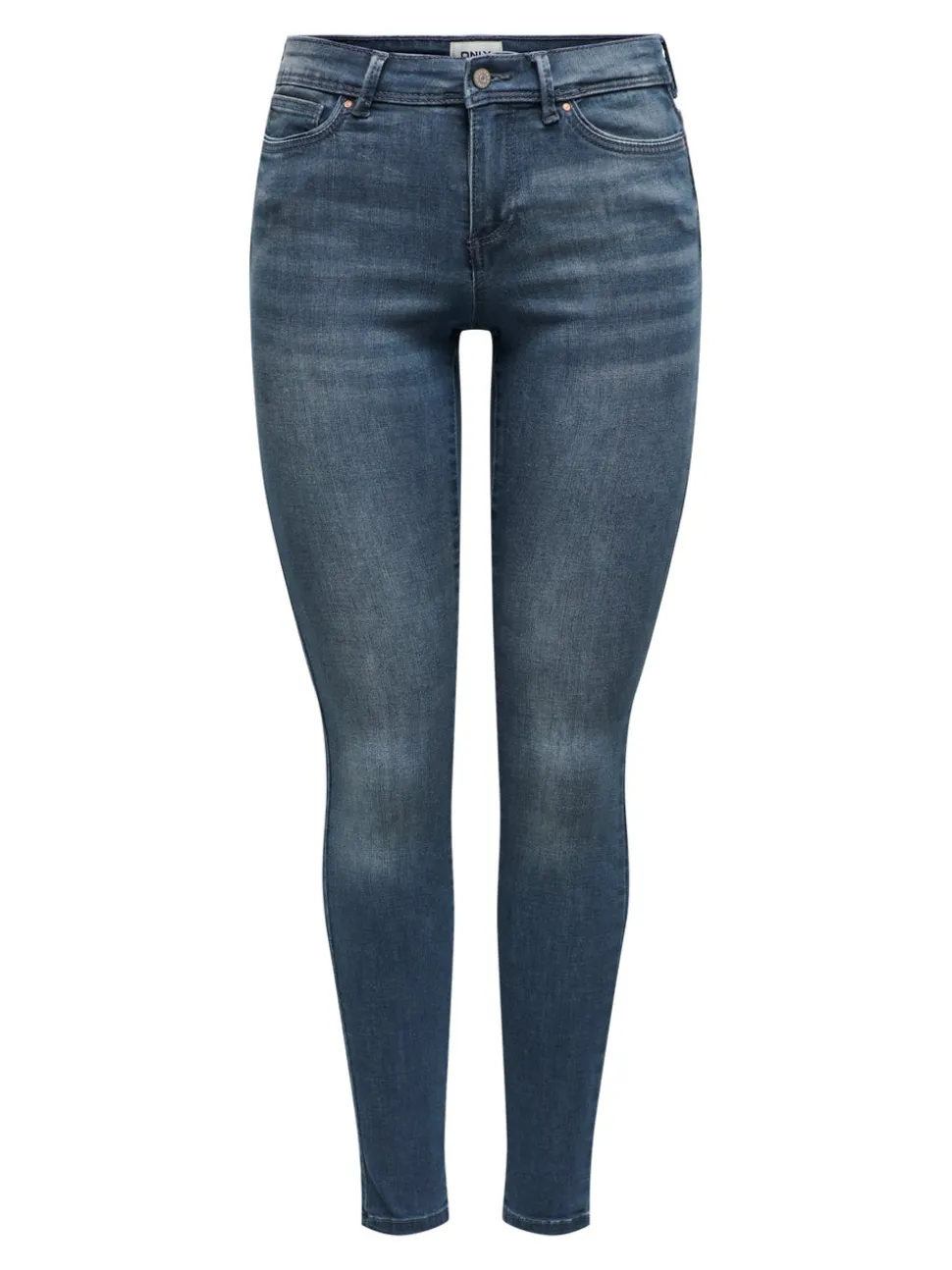 ONLWAUW Vita media Skinny Fit Jeans