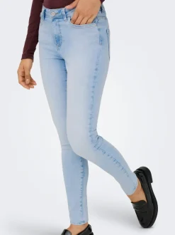 ONLWAUW Vita media Skinny Fit Jeans