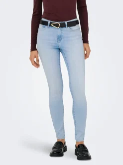 ONLWAUW Vita media Skinny Fit Jeans