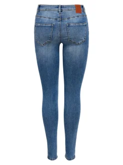 ONLWAUW Vita media Skinny Fit Jeans