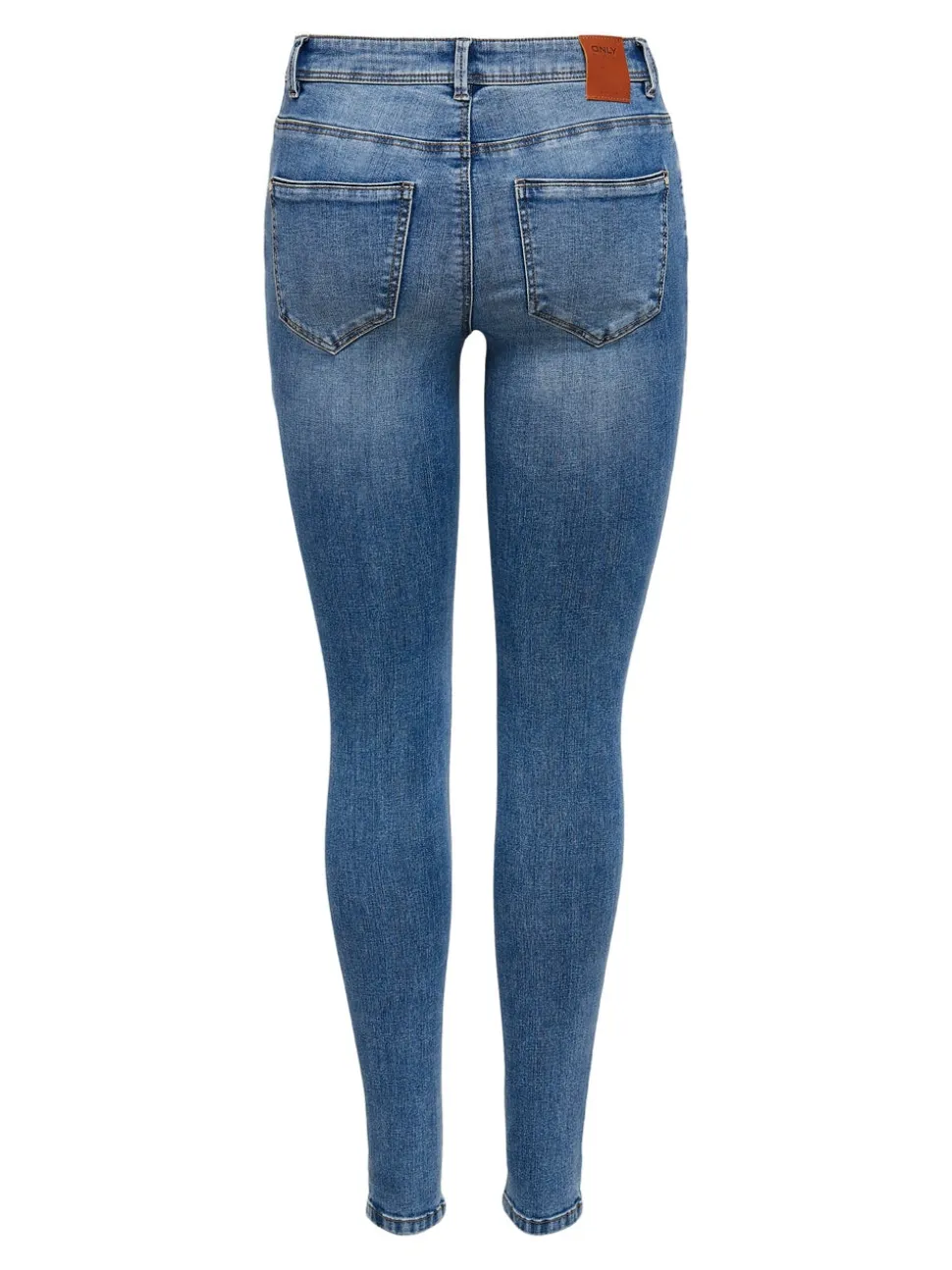 ONLWAUW Vita media Skinny Fit Jeans
