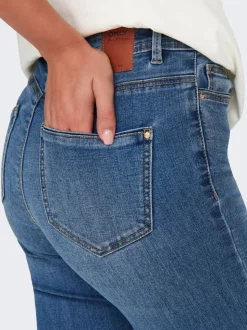 ONLWAUW Vita media Skinny Fit Jeans