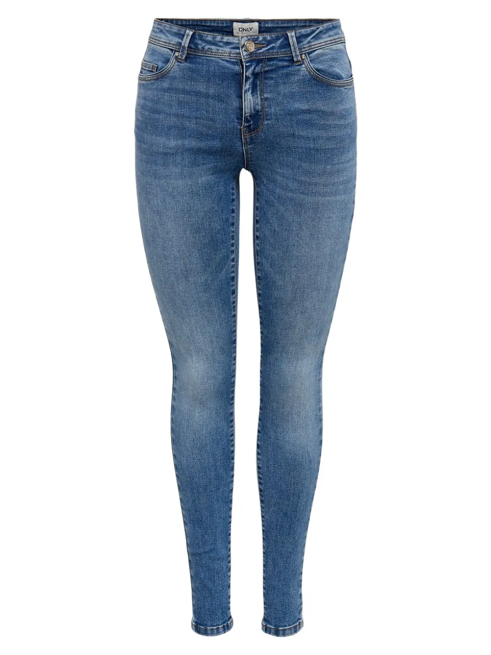 ONLWAUW Vita media Skinny Fit Jeans
