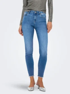 ONLWOW Vita media Skinny Fit Lunghezza alla caviglia Jeans