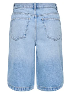 ONLZAGU-DORSI Vita media Loose Fit Bermuda in jeans