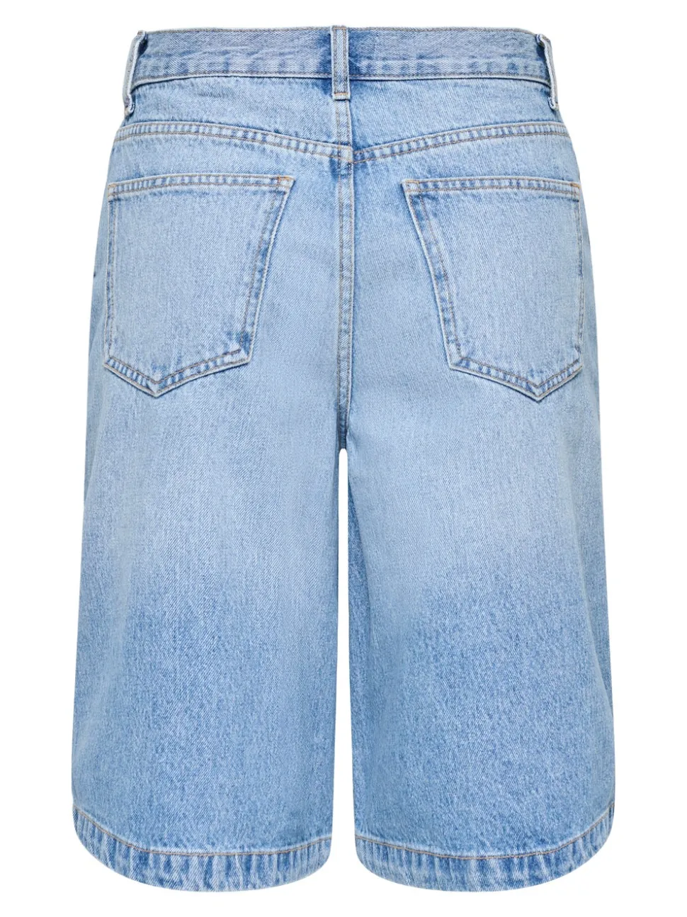 ONLZAGU-DORSI Vita media Loose Fit Bermuda in jeans