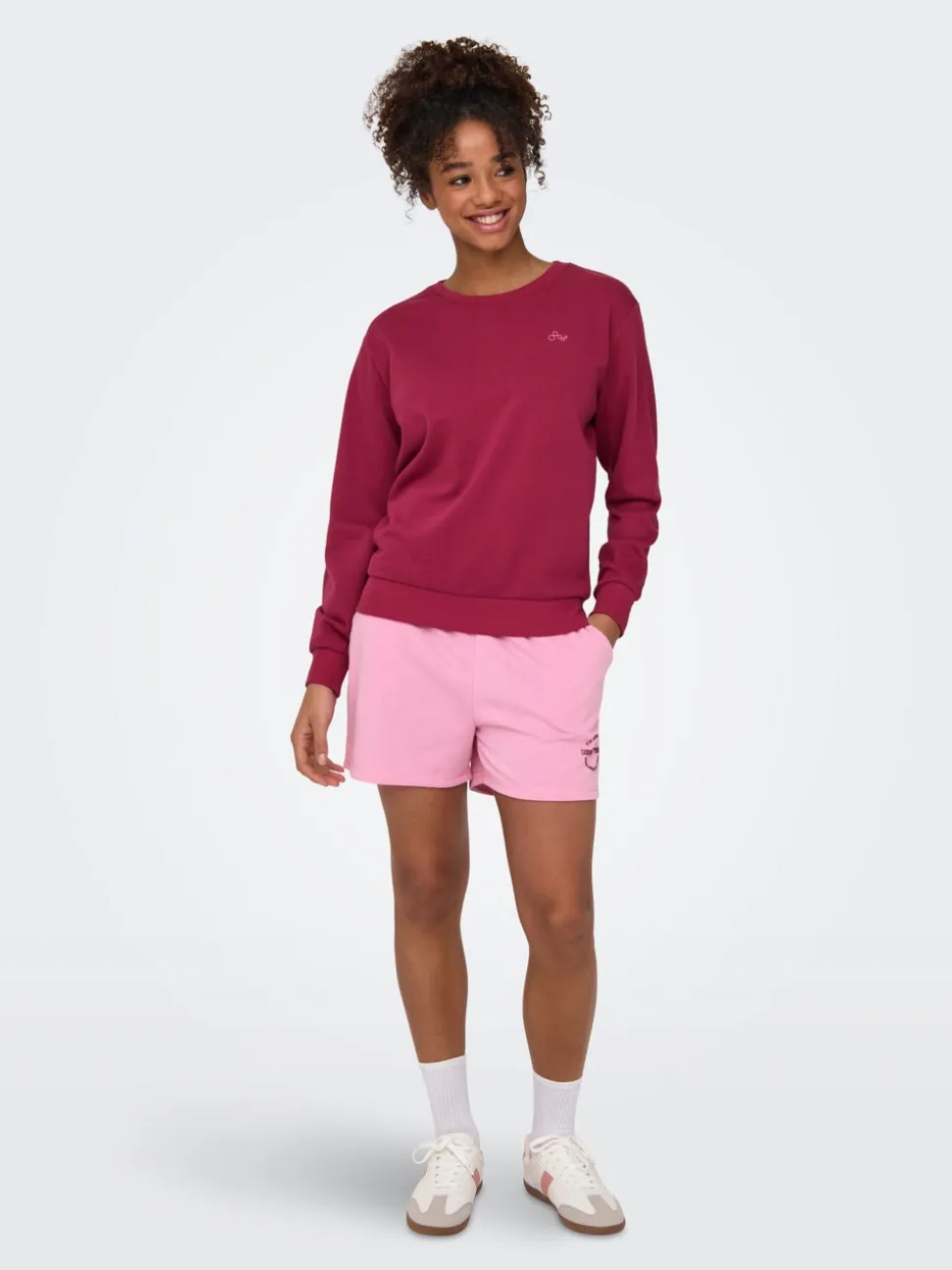 ONPPICA Vita alta Loose Fit Pantaloncini in felpa