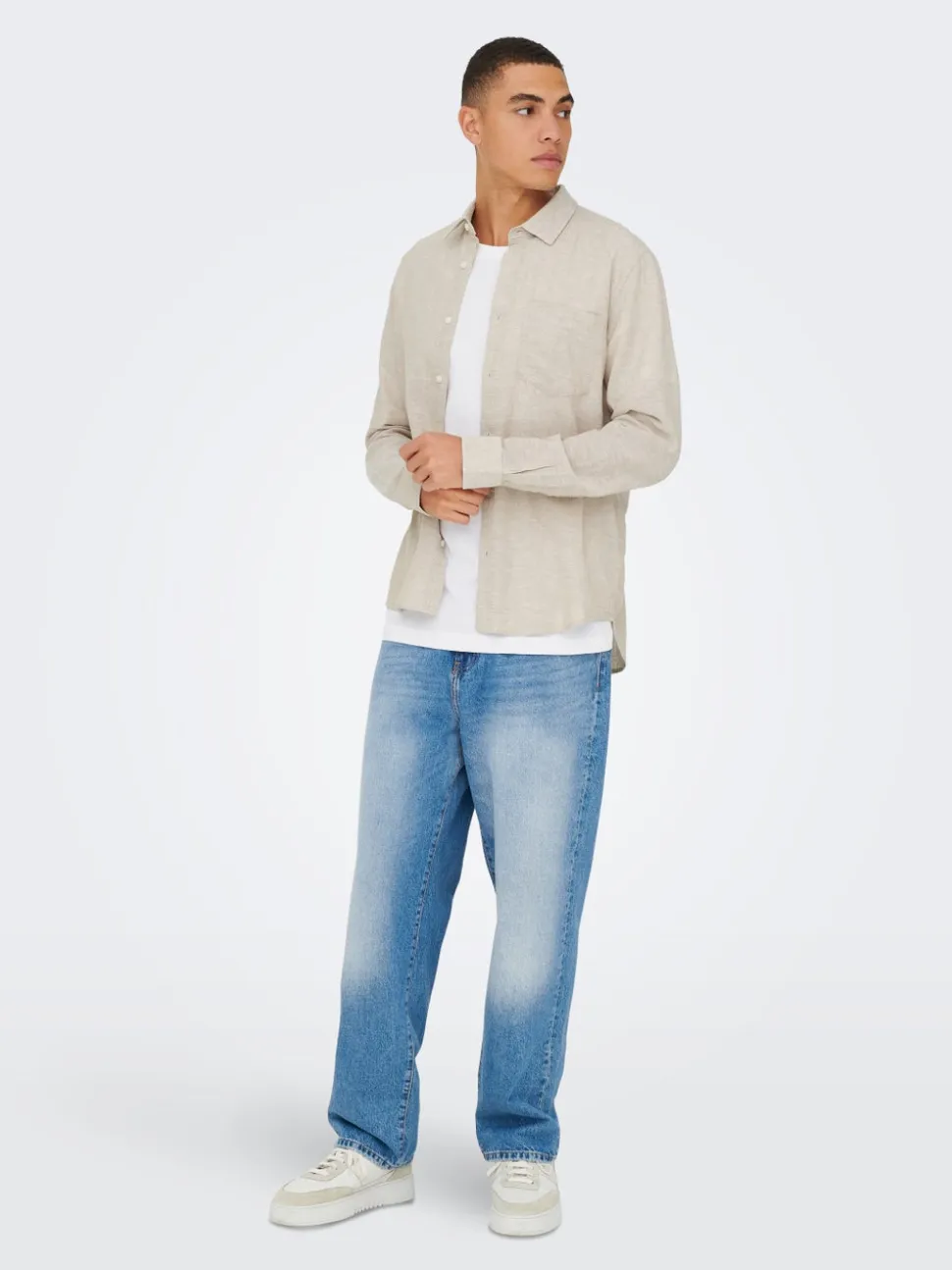 ONSCAIDEN Lino Camicia