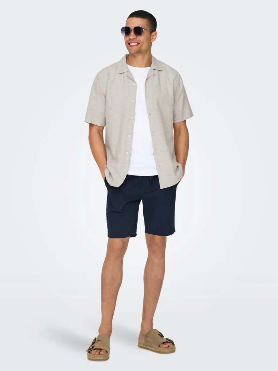 ONSCAIDEN Lino Camicia
