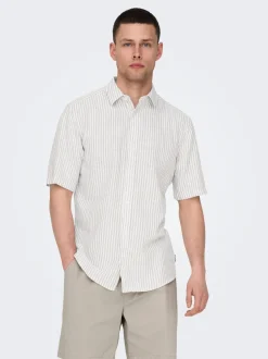 ONSCAIDEN Lino Camicia