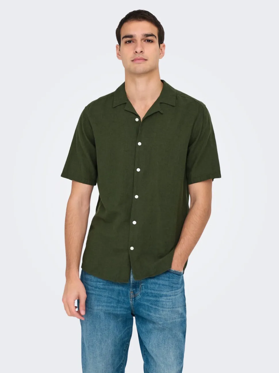 ONSCAIDEN Lino Camicia
