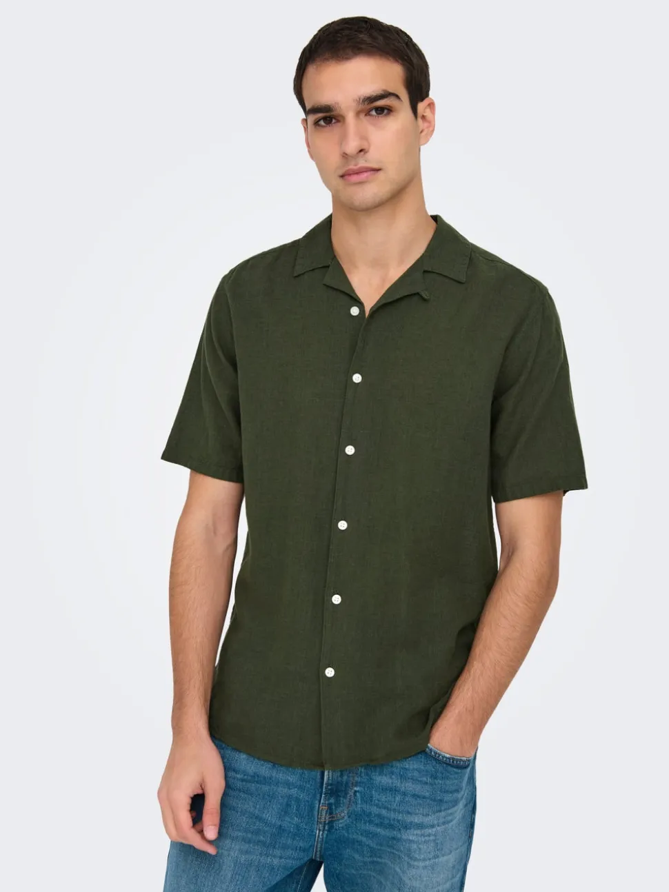 ONSCAIDEN Lino Camicia