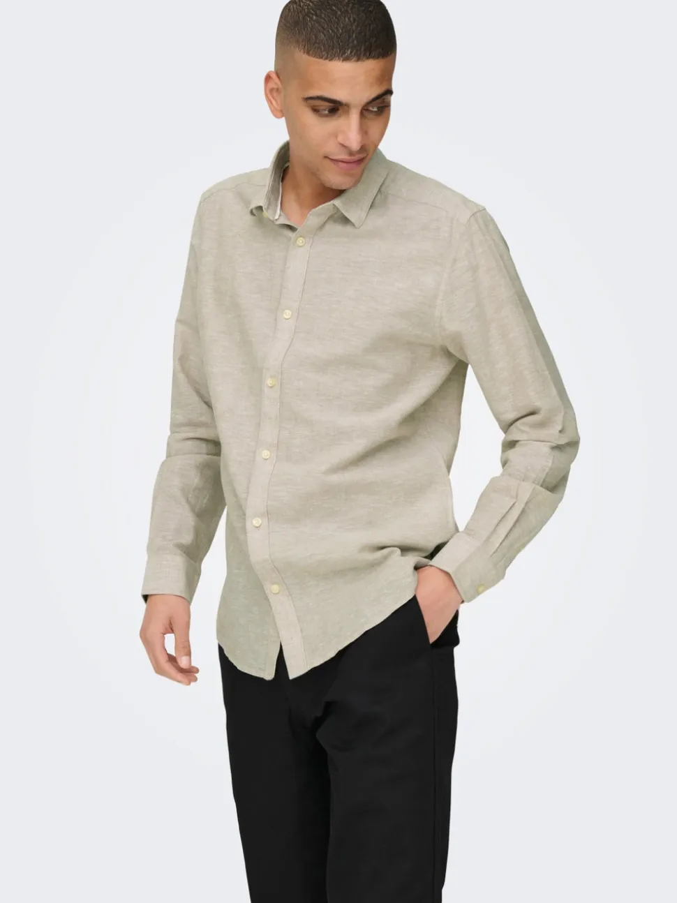 ONSCAIDEN Lino Camicia