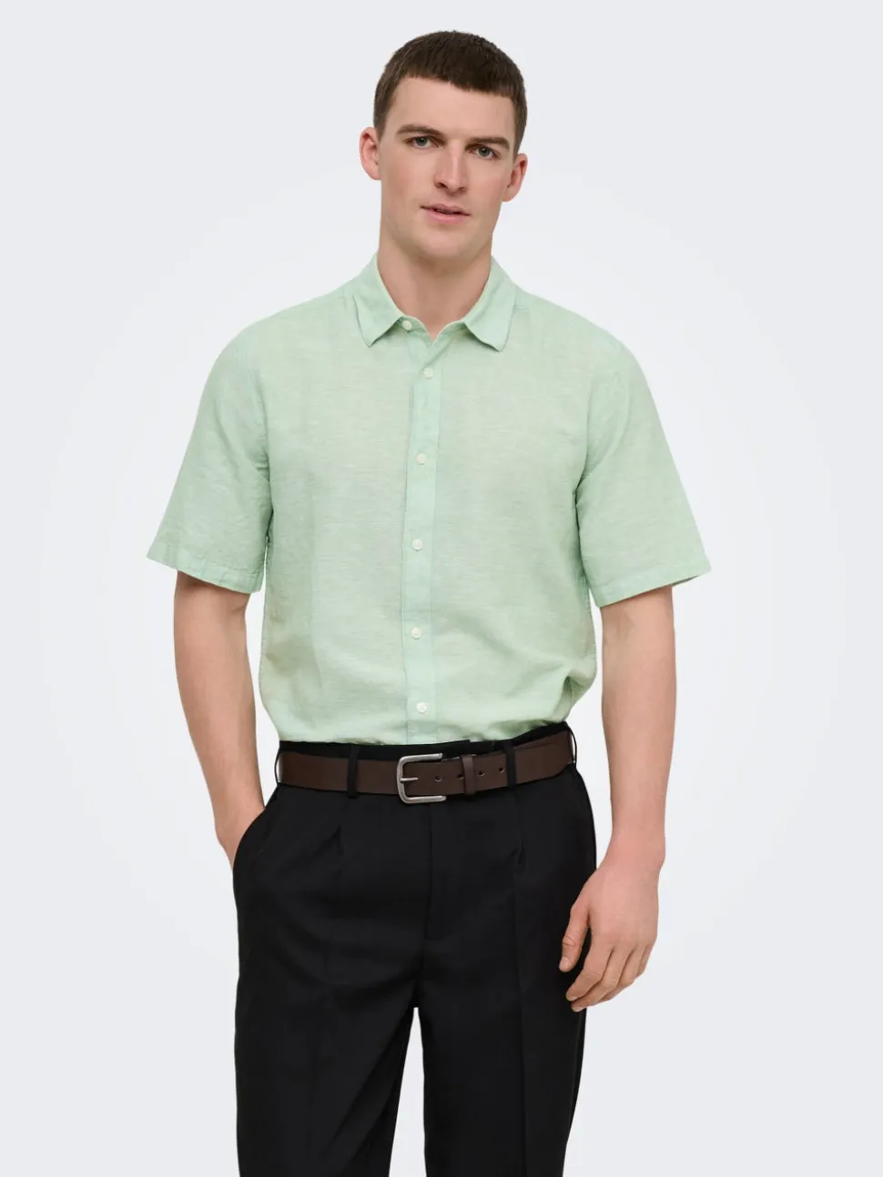 ONSCAIDEN Lino Camicia