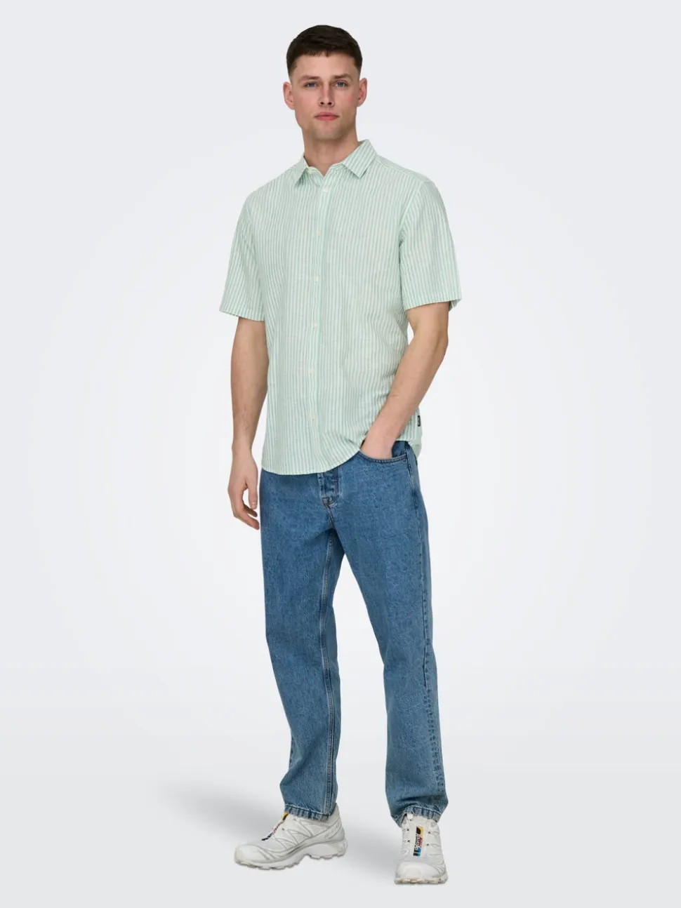 ONSCAIDEN Lino Camicia