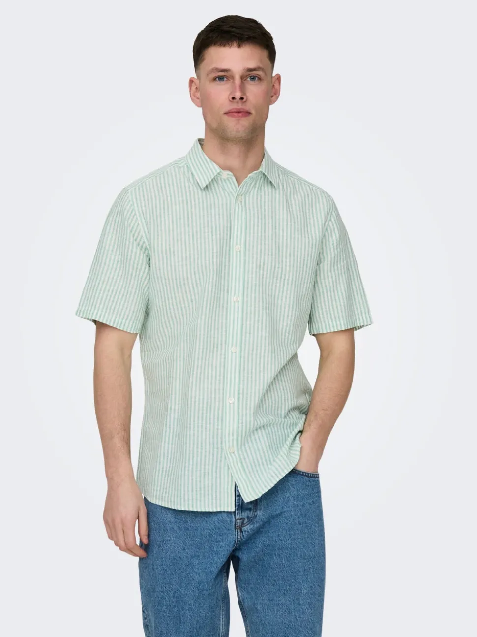 ONSCAIDEN Lino Camicia