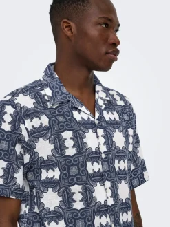 ONSCAIDEN Lino Camicia