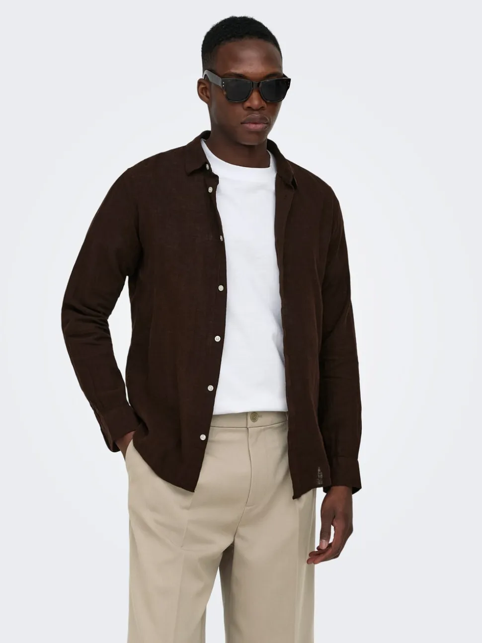 ONSCAIDEN Lino Camicia