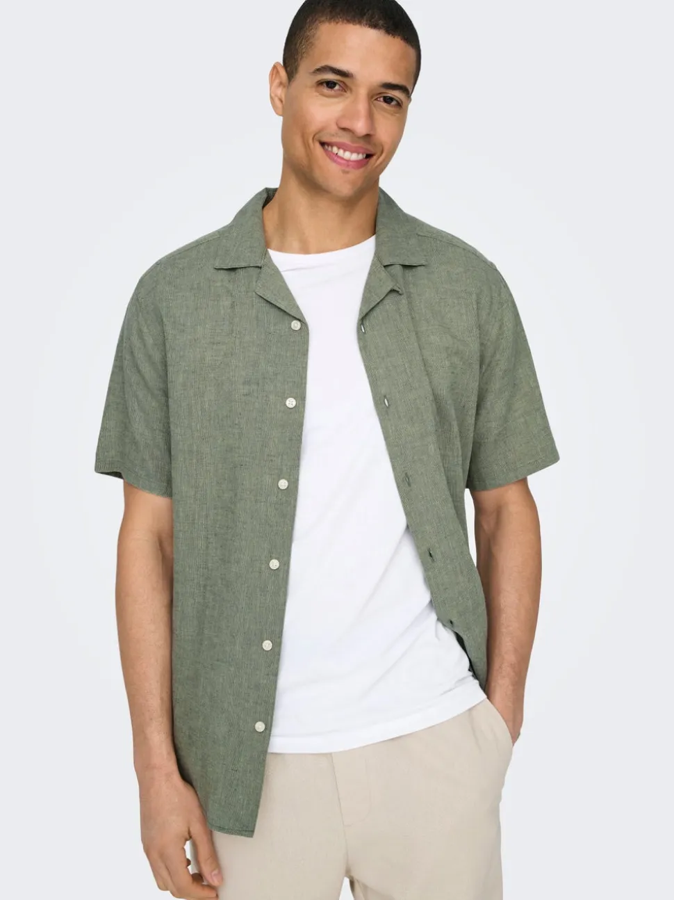 ONSCAIDEN Lino Camicia
