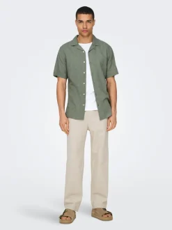 ONSCAIDEN Lino Camicia