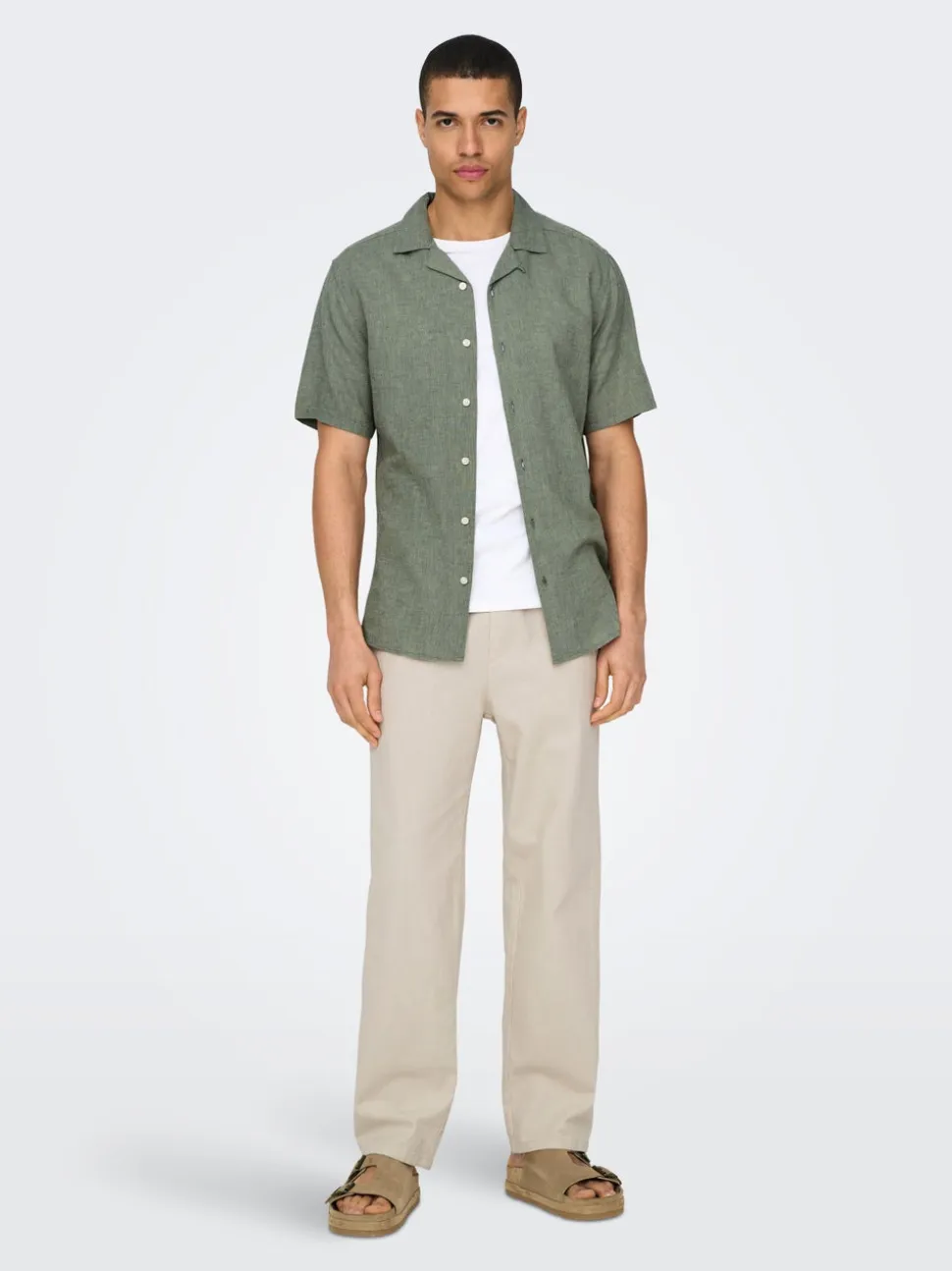 ONSCAIDEN Lino Camicia
