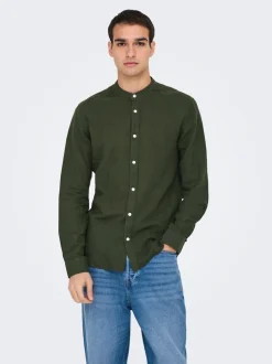 ONSCAIDEN Lino Camicia