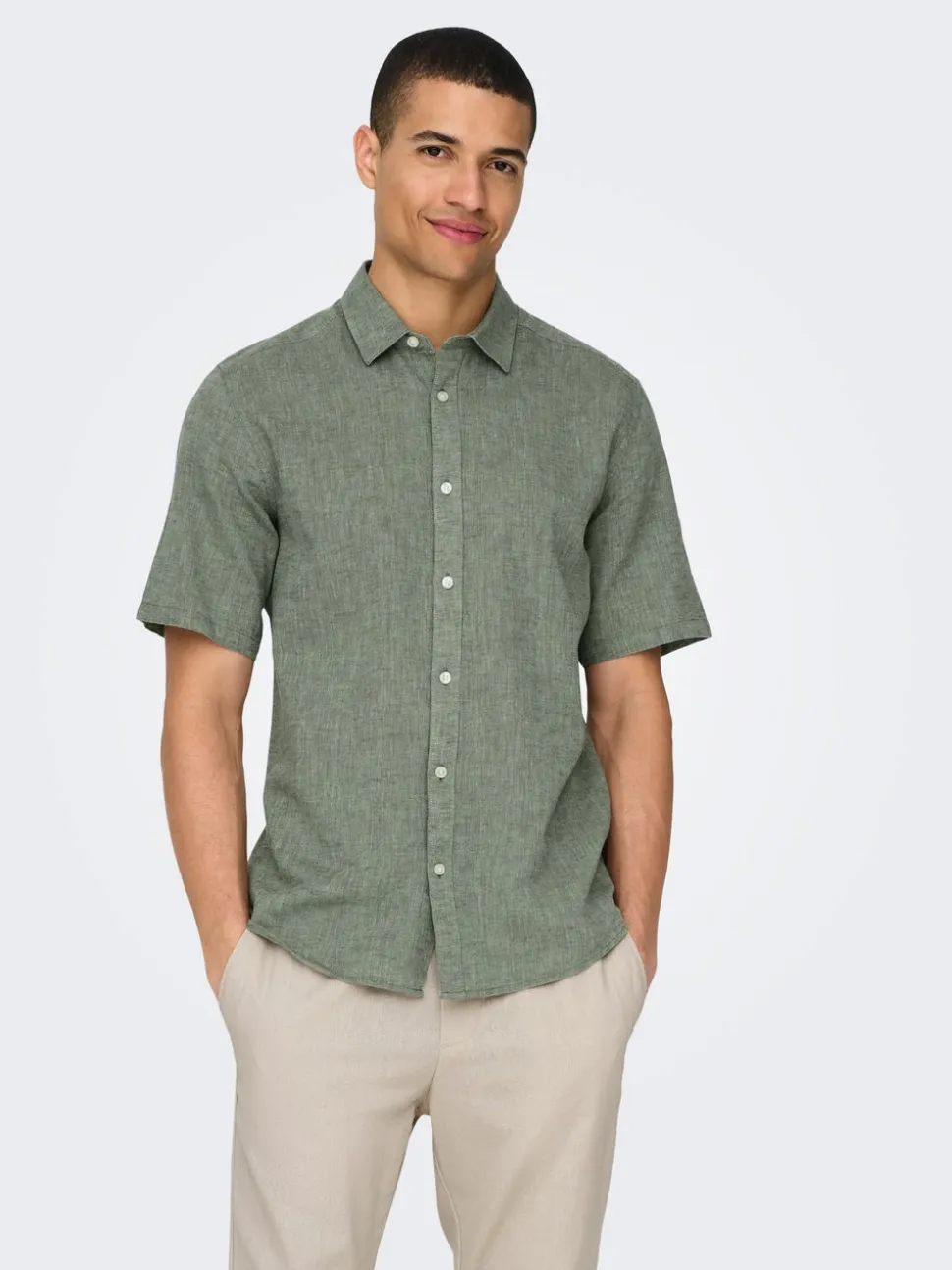 ONSCAIDEN Lino Camicia