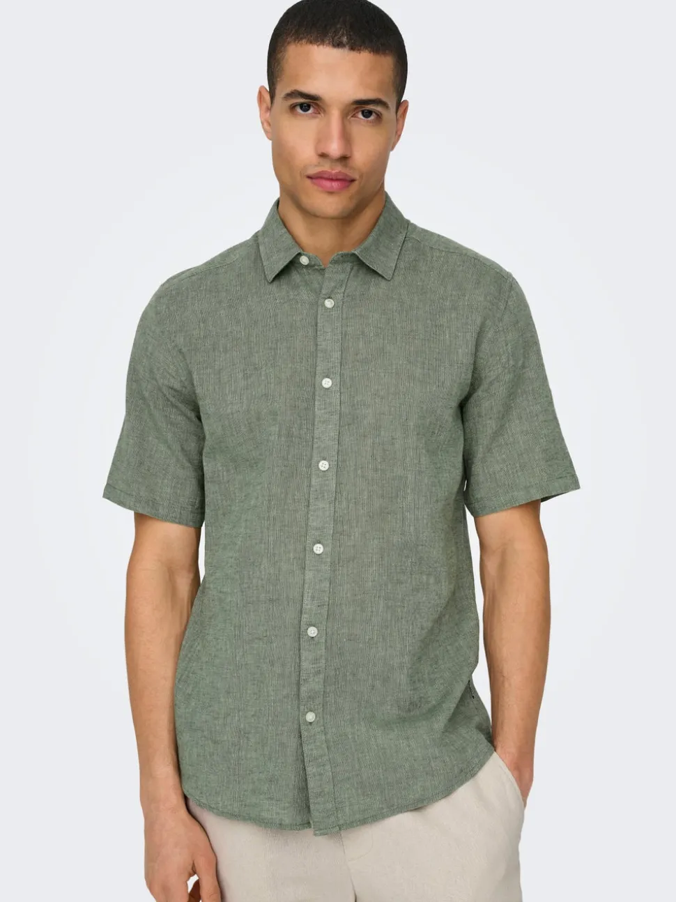 ONSCAIDEN Lino Camicia