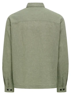 ONSCAIDEN Lino Giacca camicia
