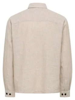ONSCAIDEN Lino Giacca camicia