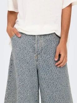 ONSCARL Vita media Balloon Fit Pantaloncini a 5 tasche