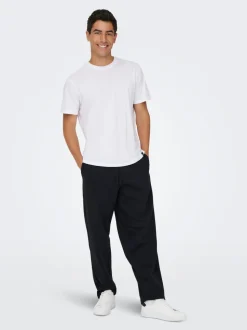 ONSCERES Wide Leg Fit Pantaloni in felpa