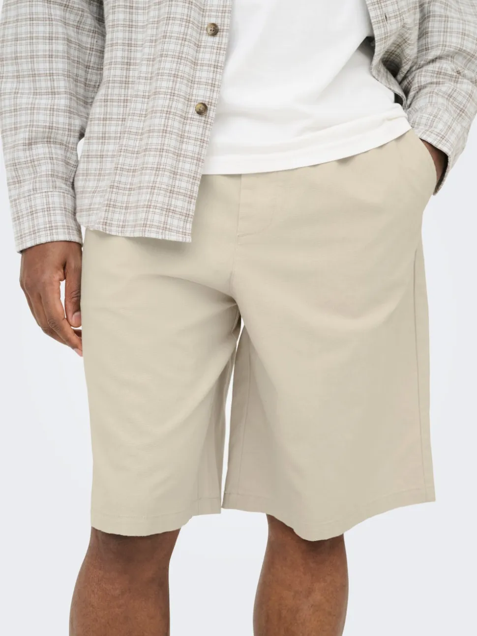 ONSDAVES Wide Leg Fit Lino Shorts