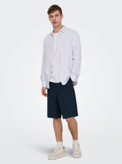 ONSDAVES Wide Leg Fit Lino Shorts