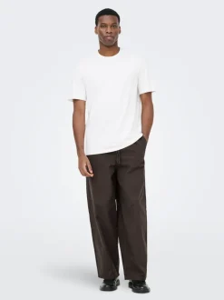ONSDAVES Wide Leg Fit Lino Pantaloni