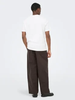 ONSDAVES Wide Leg Fit Lino Pantaloni