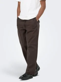 ONSDAVES Wide Leg Fit Lino Pantaloni