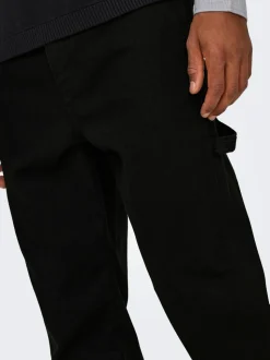 ONSEDGE Vita media Straight Fit Jeans